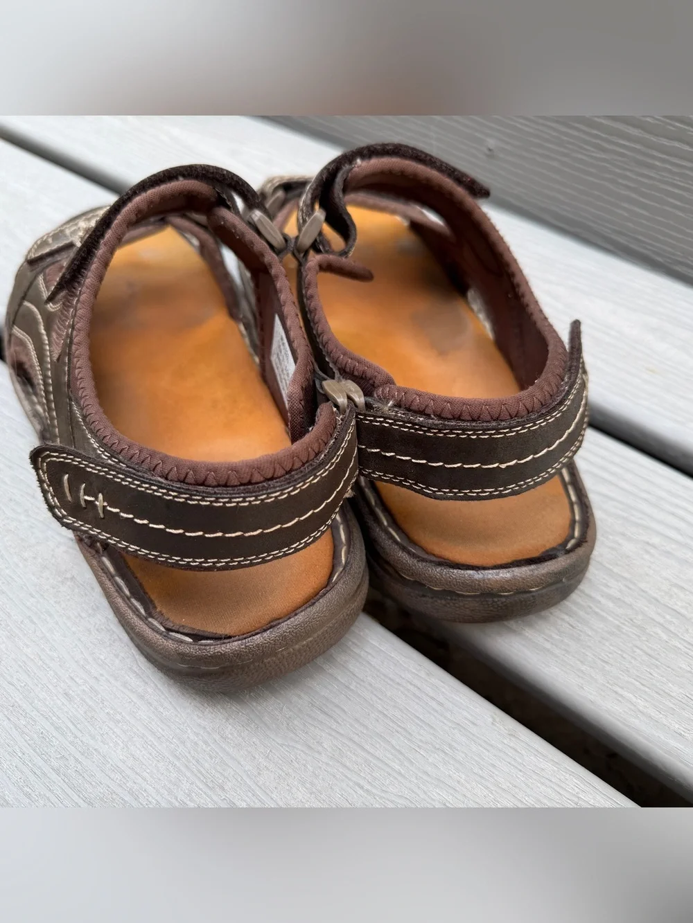 Men’s Propet Leather Sandals 9.5 EEE Wide